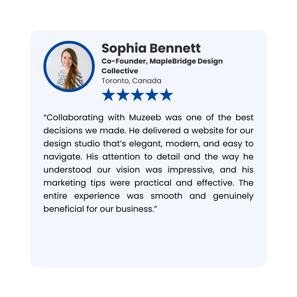 Positive customer review highlighting best digital marketing agency services